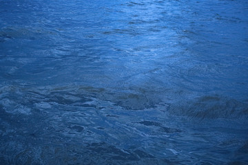 Texture of water in the sea