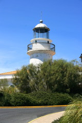 lighthouse in the spanish coast