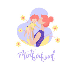 vector illustration motherhood