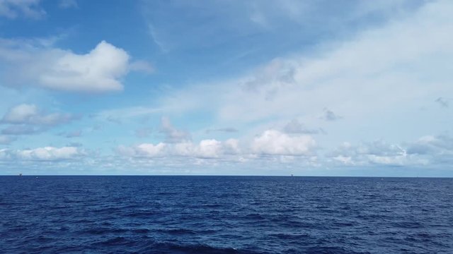 Beautiful Sea, Clouds and Blue Sky