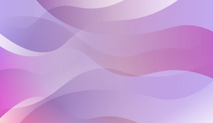 Wavy Background. For Your Design Wallpaper, Presentation, Banner, Flyer, Cover Page, Landing Page. Vector Illustration with Color Gradient.