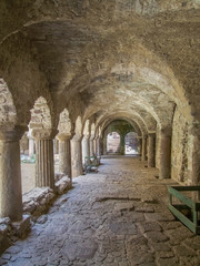 historic building at Lipari in Italy