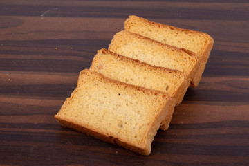 crispy and cunchy milk or suji toast or rusk