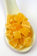 Dried pineapple.