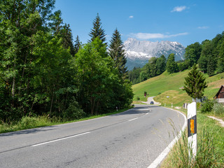 Deutsche Alpenstraße im Berchtesgadener Land