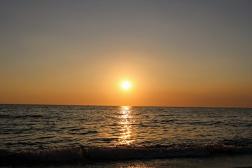 tramonto sull'oceano, Filippine