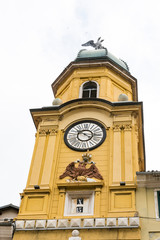 Fototapeta na wymiar City tower called Gradski Toranj, in Rijeka, Croatia