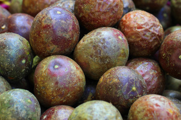 fresh passionfruit texture