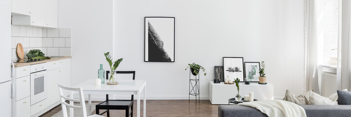 Cozy studio apartment - obrazy, fototapety, plakaty
