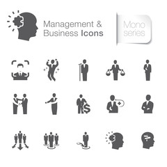 Management & business related icons