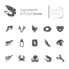 Food & ingredients related icons
