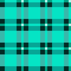Simple green twill plaid checkered pattern