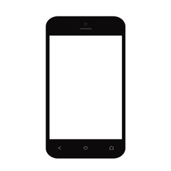 smartphone iphone icon in the style flat design on the blue background. stock vector illustration eps10