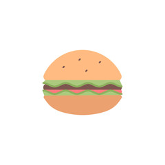 Vector burger illustration