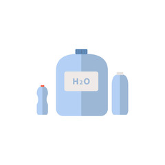 Bottles of drinking water