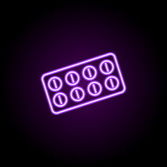 medicine neon icon. Elements of web set. Simple icon for websites, web design, mobile app, info graphics