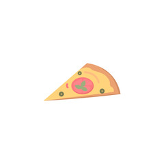 Vector pizza slice  i