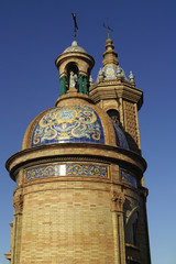 Fototapeta premium Seville (Spain). Small chapel of Carmen in the city of Seville