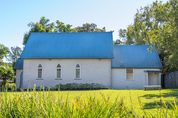 Australian style church from approximately the 1930s, Bangalow Australia