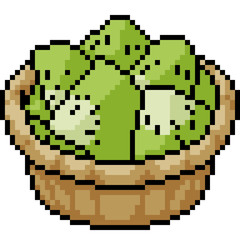 Fototapeta premium vector pixel art sweet dessert