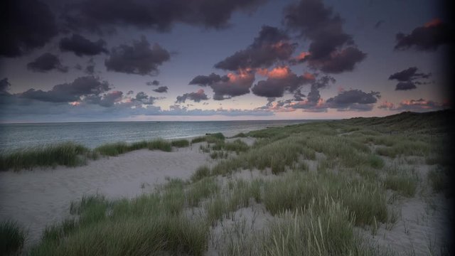 D&uuml;nen im Sonnenuntergang