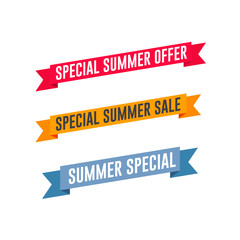 Special Summer Offer & Sale Shopping Tags