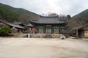 Naklejka premium Choneunsa Buddhist Temple, South Korea