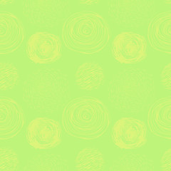 Seamless abstract pattern with geometric line, circle. Hand drawing style background. Graphic style.
