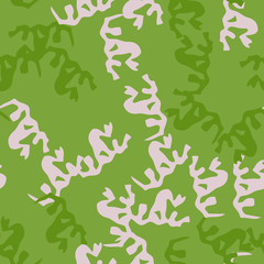 Fototapeta na wymiar Spring camouflage of various shades of green and beige colors