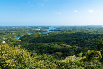Fototapeta premium 横山展望台からの英露湾