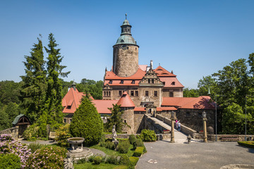 Fototapeta na wymiar Czocha castle in summer