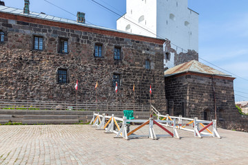 Fototapeta na wymiar City Vyborg. Castle