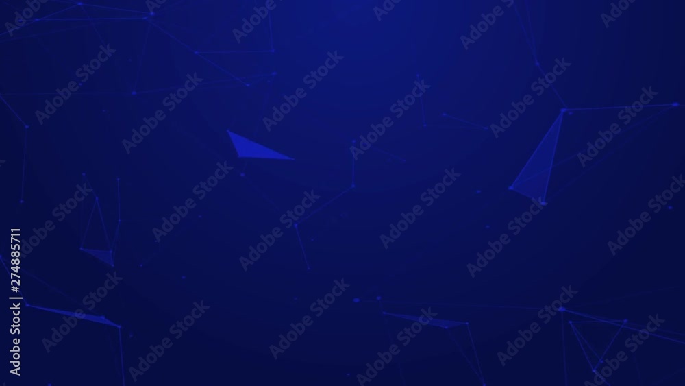 Aufkleber Abstract technology and science background futuristic network background