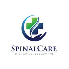 Spinal, Spinal Nutrition, Family Spinal, Spinal Care Logo Design Vector