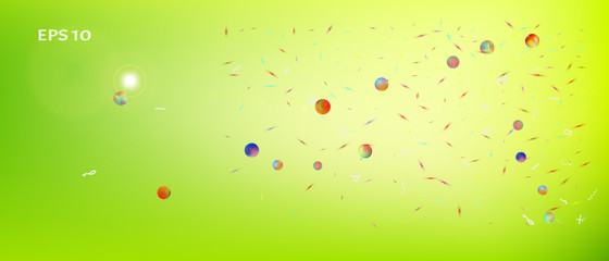 Signs abstract ultra wide space background 