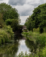 View down the canal