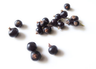 cassis, baie, fruit, aliment, groseille, noir, isolé, sain, frais, blanc, myrtille, dessert, juteuse, bleu, baie, gros plan,  macro, organique, naturel, brut, 