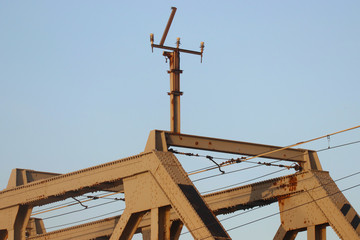 Close-up of Railroad Bridge