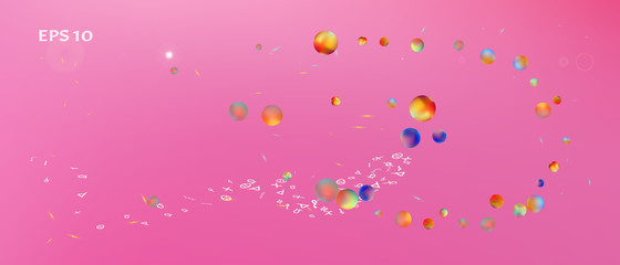 Colorful abstract ultra wide space background 