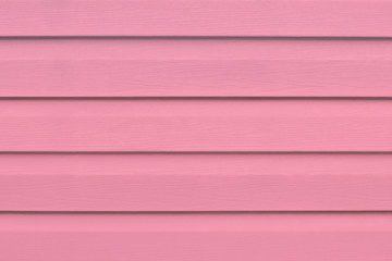 Plank - timber. Painted wooden table in lines. Bright pink wood boards. Striped panel, surface,...