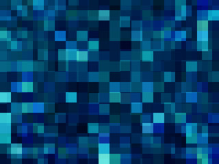 Fototapeta na wymiar abstract background with squares, geometric shape, pixel, modern blue horizontal background, futuristic