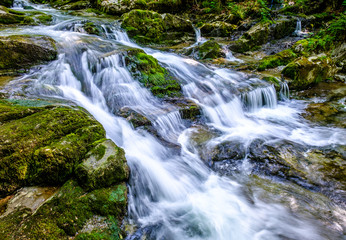 Fototapeta na wymiar waterfall - rottach-egern - bavaria