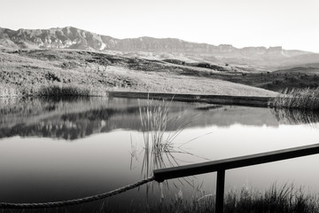 lake in winter