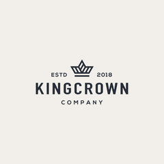 Crown logo design concept. Universal crown logo.