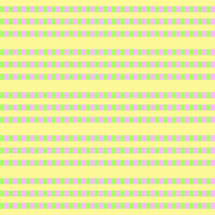 Abstract multicolored squares on a yellow background, seamless pattern, vector