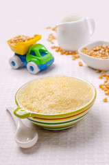 Corn baby porridge