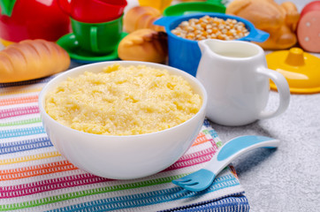Corn baby porridge