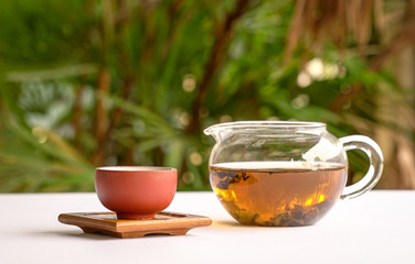 Chinese tea with teapot