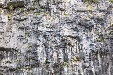 Rock formation in the mountains as a background
