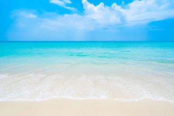 Foto auf Acrylglas Toilette Der saubere und schöne weiße Strand von Südthailand